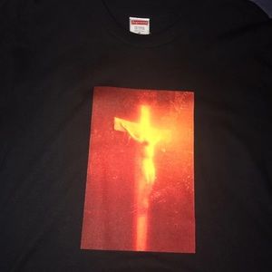 Supreme piss Christ shirt